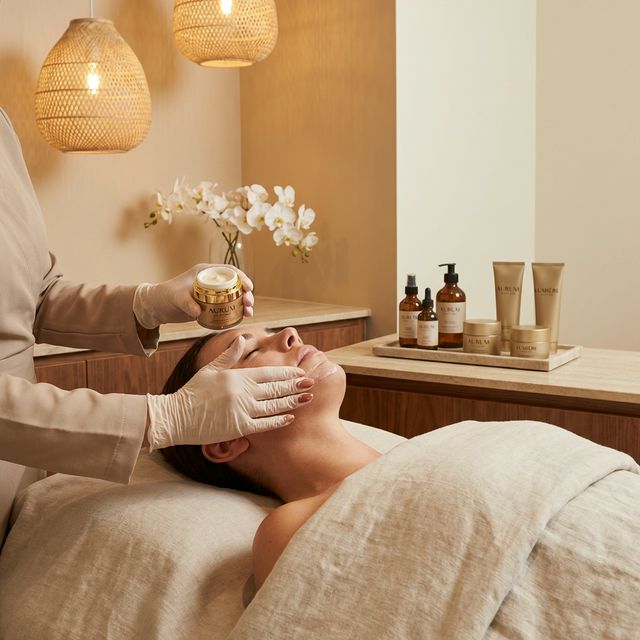 Professional beautician services at beauty studio